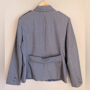 Harve Benard Pinstripe Blue & White Blazer (10)